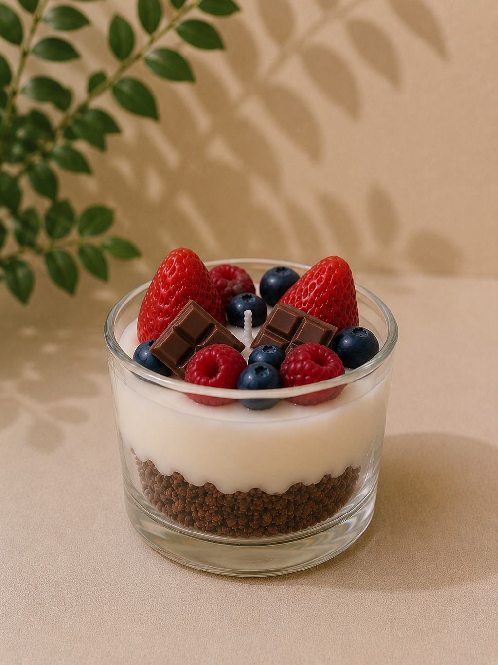 Vela tipo postre